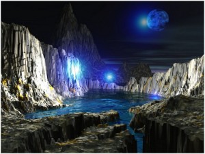 Sfondi desktop 3D gratis wallpapers paesaggio roccioso