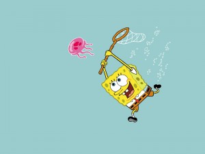 Spongebob e la medusa sfondi desktop gratis wallpapers free