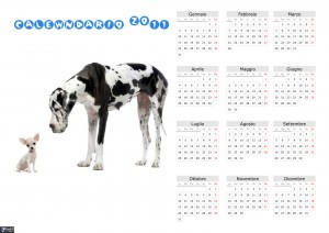 Calendario 2011 Cani Sfondi-pc