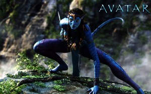 sfondi desktop Avatar walppapers gratis - Neytiri a caccia