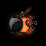 Sfondi desktop Apple wallpapers gratis - arancio