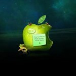 Sfondi desktop Mac Apple wallpapers gratis - green apple