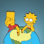 Sfondi desktop The Simpson wallpapers gratis - bart e Lisa