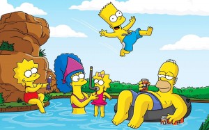 Sfondi desktop The Simpson wallpapers gratis - in vacanza