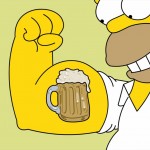 Sfondi desktop The Simpson wallpapers gratis - la birra