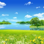 Sfondi desktop prati wallpapers - lago