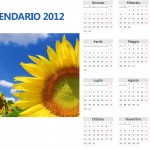 Calendario 2012 - GIRASOLE