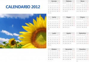 Calendario 2012 - GIRASOLE