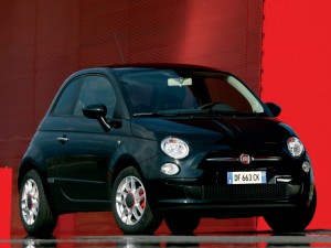 Sfondi desktop Fiat 500 wallpapers free - black