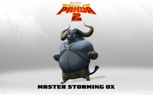 Sfondi desktop Kung Fu Panda 2 wallpapers free - Master storming ox