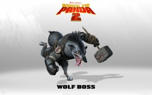 Sfondi desktop Kung Fu Panda 2 wallpapers free - Wolf boss