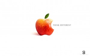 Sfondi desktop Apple wallpapers gratis - Think different