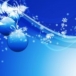 Sfondi desktop Natale in blu wallpapers gratis