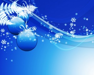 Sfondi desktop Natale in blu wallpapers gratis