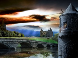 Sfondo fantasy wallpapers desktop free - castello