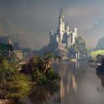 immagini paesaggio fantasy sfondi desktop gratis wallpapers - castello