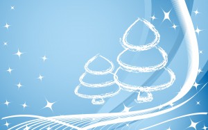 Sfondi Natale - wallpapers natale - azzurro