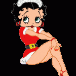 Gif animate natale - betty boop