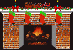 Gif animate natale - camino