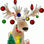 Gif animate natale - renna