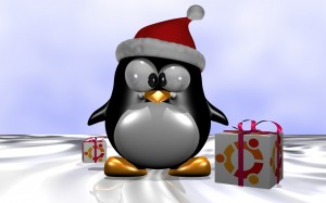 Sfondi natale - wallpapers natale - tux