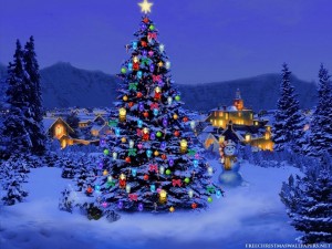 Sfondi natalizi - wallpapers natale - albero di natale