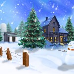 Sfondi natalizi - wallpapers natale - paesaggio