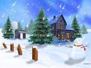 Sfondi natalizi - wallpapers natale - paesaggio