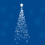 Natale sfondi gratis - wallpapers natalizi - albero di stelle