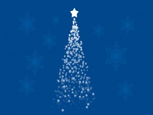 Natale sfondi gratis - wallpapers natalizi - albero di stelle