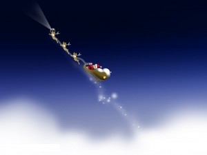 Natale sfondi gratis - wallpapers natalizi - buon anno con babbo natale