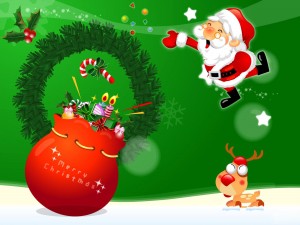 Natale sfondi gratis - wallpapers natalizi - ghirlanda