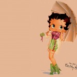 Sfondi desktop Betty Boop wallpapers - con l'ombrello