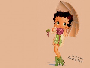 Sfondi desktop Betty Boop wallpapers - con l'ombrello