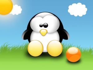 Sfondi desktop linux - wallpapers tux pasqua