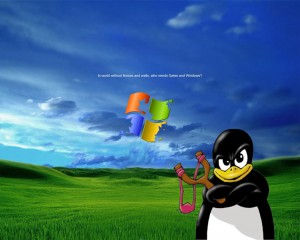 Sfondi desktop linux - wallpapers tux pc