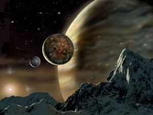 Sfondi desktop HD gratis paesaggio lunare