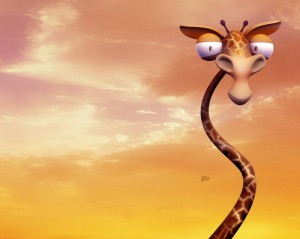 Sfondi 3d gratis per pc - giraffa