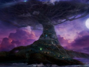 Sfondi fantasy - albero fatato