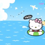 Sfondi desktop Hello Kitty al mare