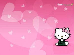 Sfondi desktop Hello Kitty rosa