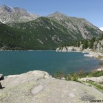 Sfondi desktop paesaggi - lago di montagna gran paradiso