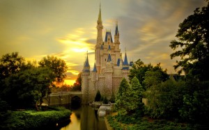 Sfondi desktop HD per pc - castello disney