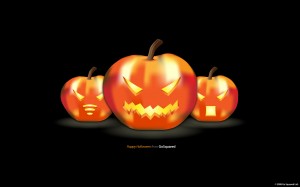 Sfondi desktop halloween - zucche 3D