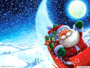 Sfondi NAtale 2012 gratis - babbo natale