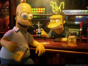 Sfondi 3D per desktop - Homer Simpson