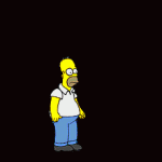 Gif animata Homer simpson - sfondi animati