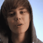 Gif animate Justin Bieber - one time