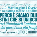 Frase d'amore stringimi forte