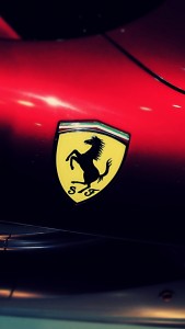 Sfondo per iphone 5 HD - logo ferrari